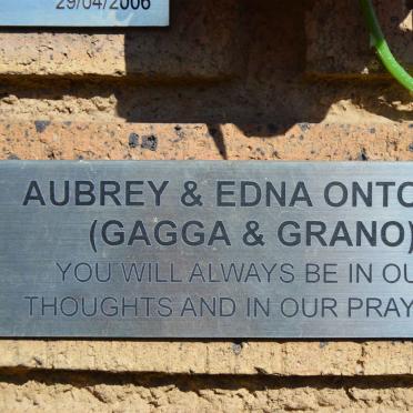 ONTONG Aubrey &amp; Edna
