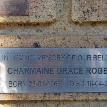 ROGERS Charmaine Grace 1966-2012