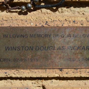 RICKARD Winston Douglas 1918-1978