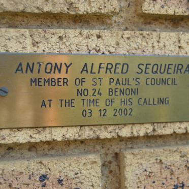 SEQUEIRA Antony Alfred -2002