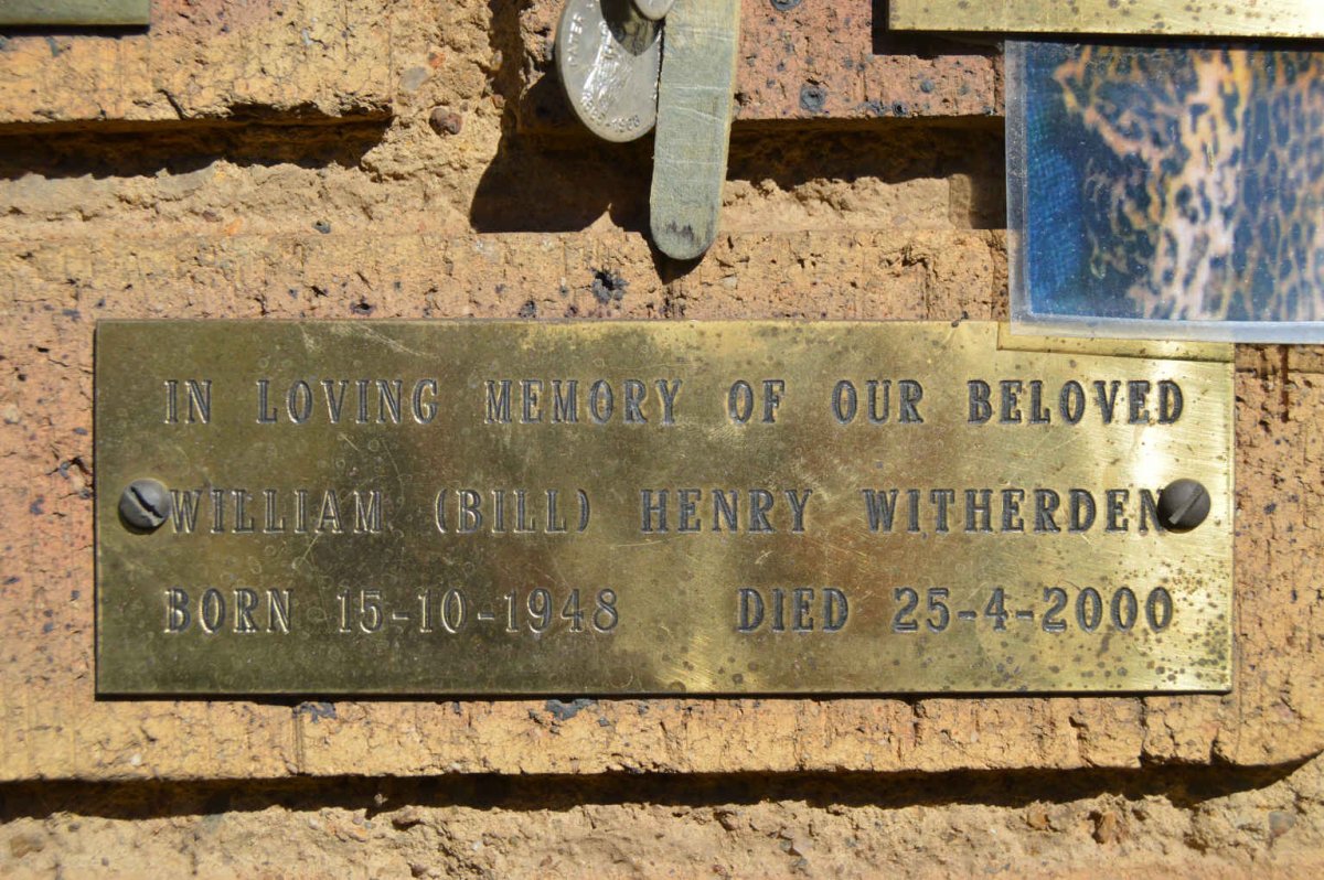 WITHERDEN William Henry 1948-2000