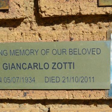 ZOTTI Giancarlo 1934-2011