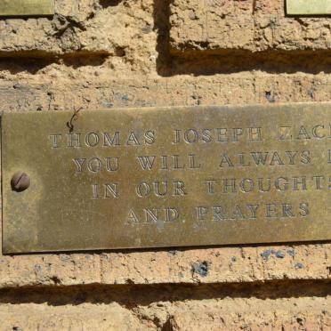 ZACKEY Thomas Joseph