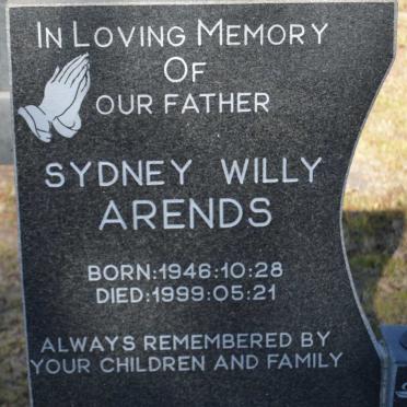 ARENDS Sydney Willy 1946-1999