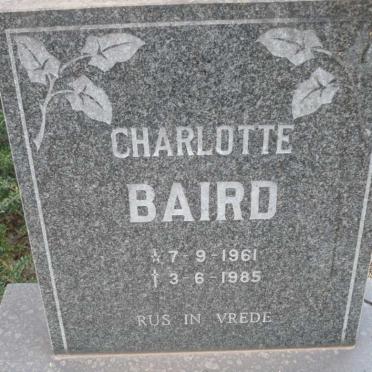 BAIRD Charlotte 1961-1985