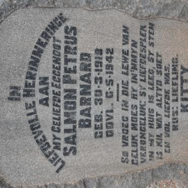 BARNARD Salmon Petrus 1913-1942