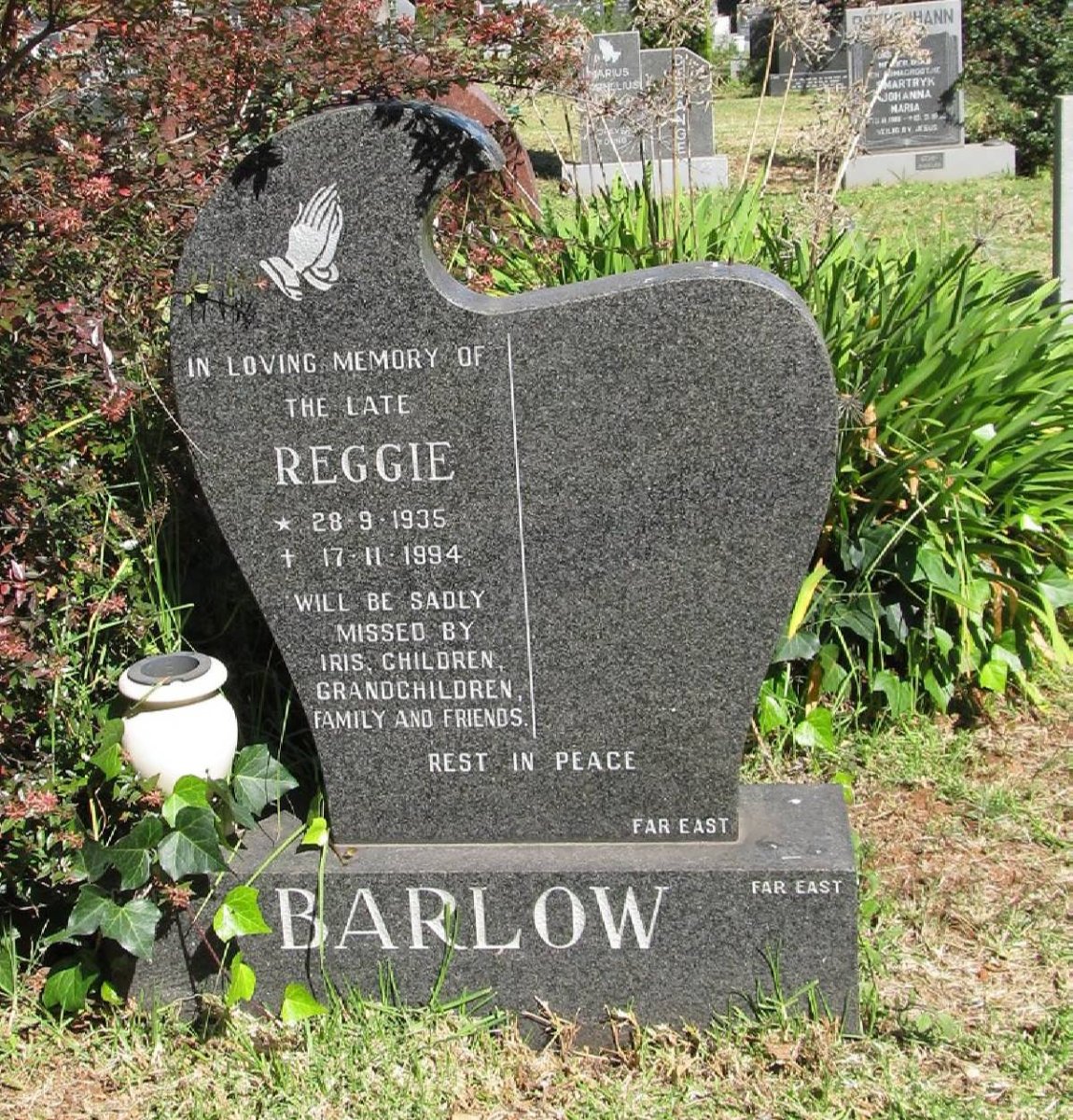 BARLOW Reggie 1935-1994