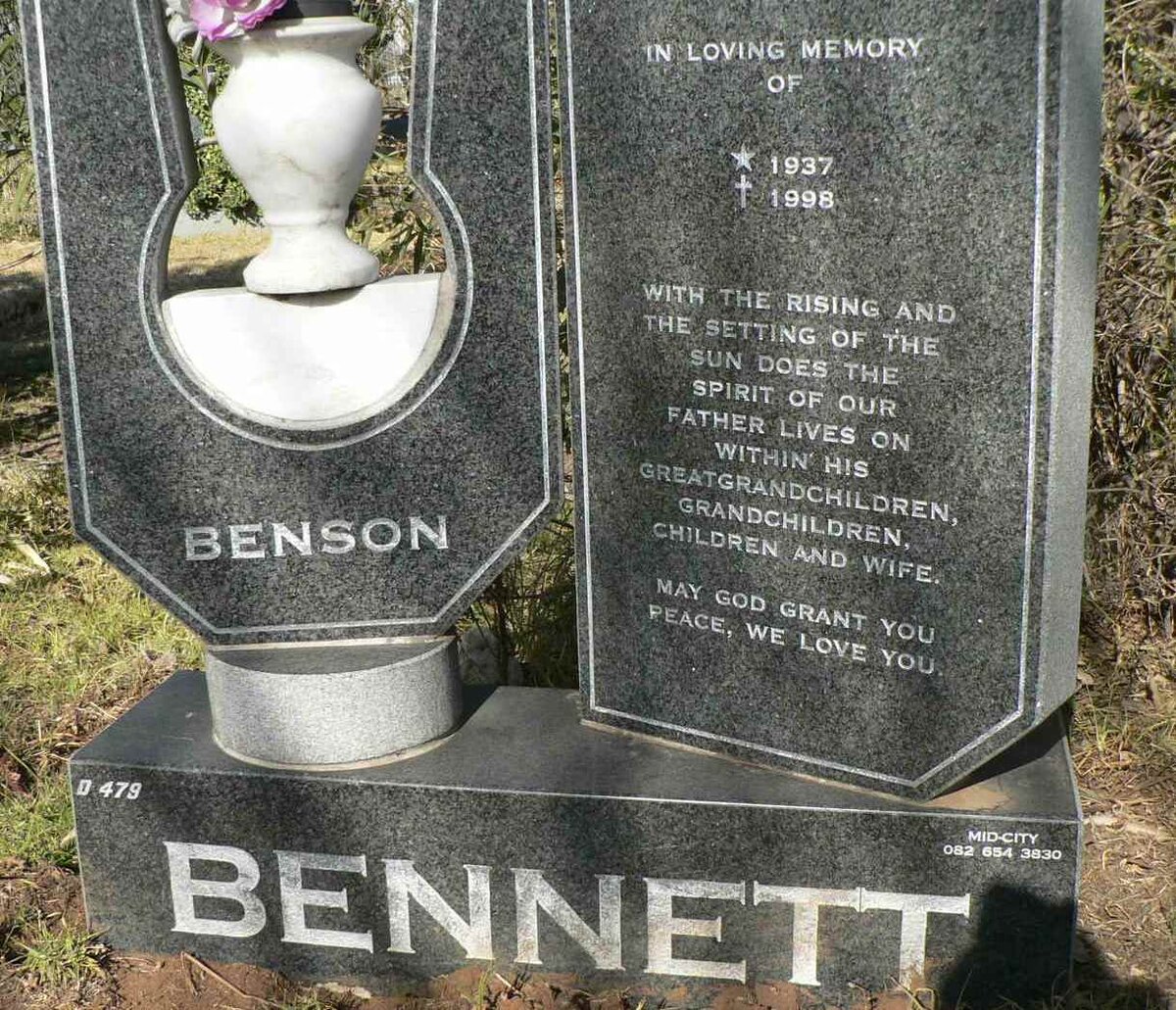 BENNETT Benson 1937-1998