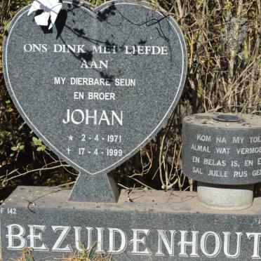 BEZUIDENHOUT Johan 1971-1999