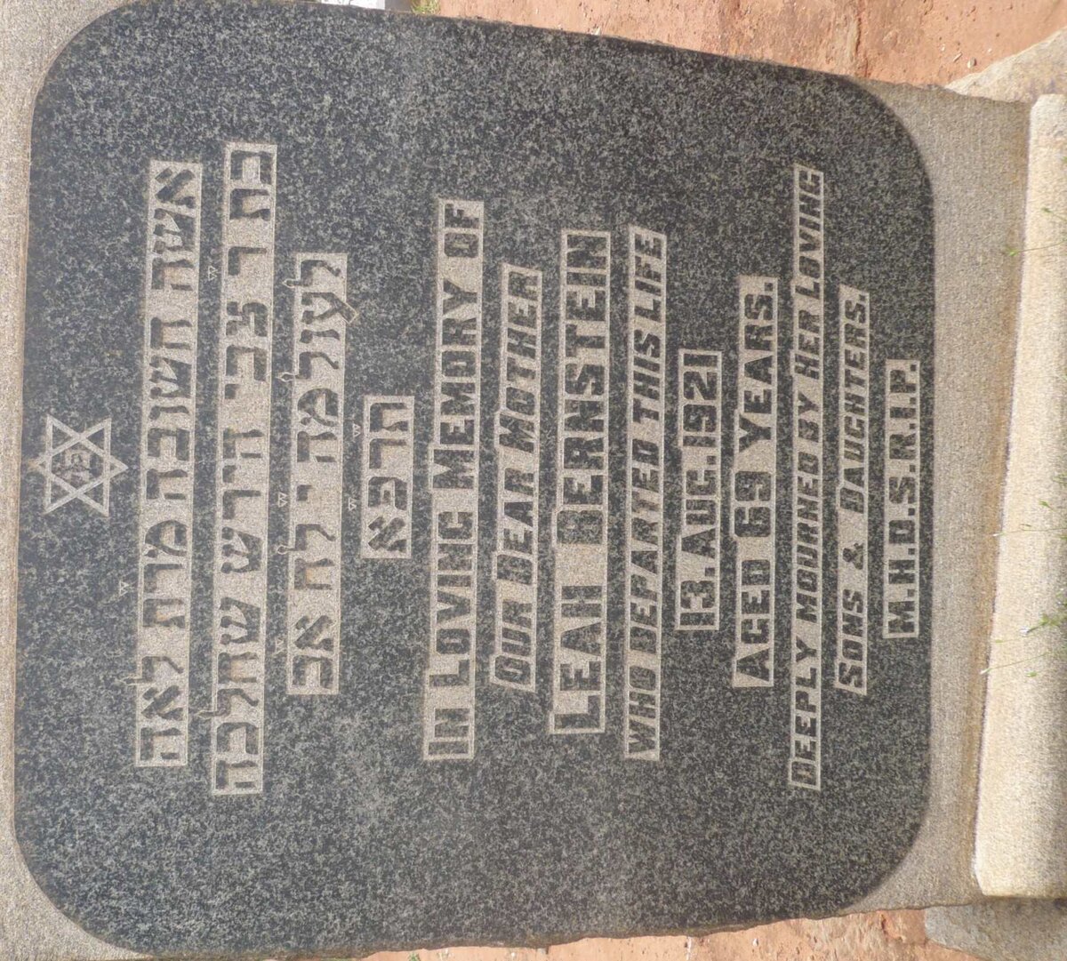 BERNSTEIN Leah -1921