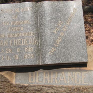 BERRANGÉ Jan Frederik 1919-1973