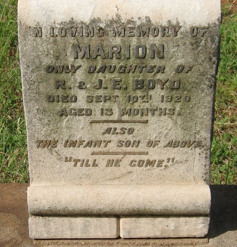BOYD Marion -1920 :: BOYD ?