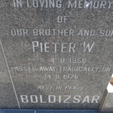 BOLDIZSAR Peter W. 1958-1976
