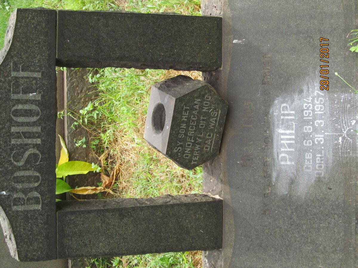 BOSHOFF Philip 1934-1957