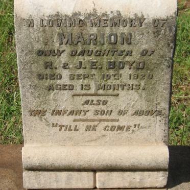 BOYD Marion -1920 :: BOYD ?