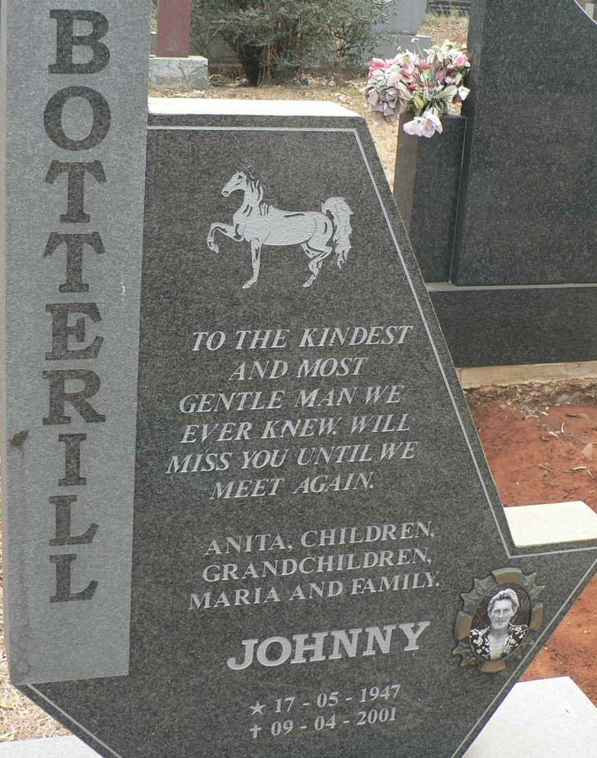 BOTTERILL Johnny 1947-2001