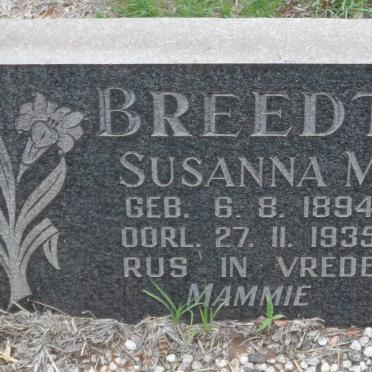 BREEDT Susanna M. 1894-1935