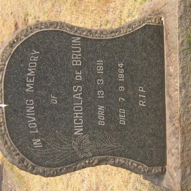 BRUIN Nicholas, de 1911-1964