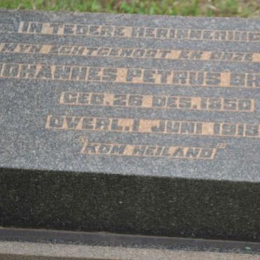 BRESLER Johannes Petrus 1850-1918