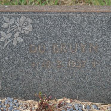BRUYN ?, du -1937