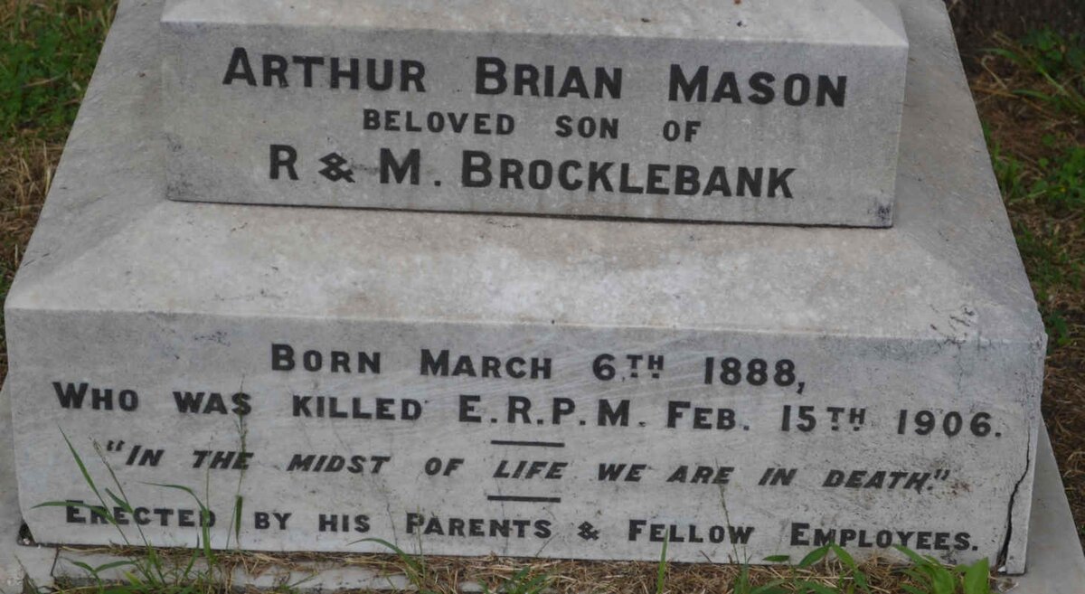 BROCKLEBANK Arthur Brian Mason 1888-1906