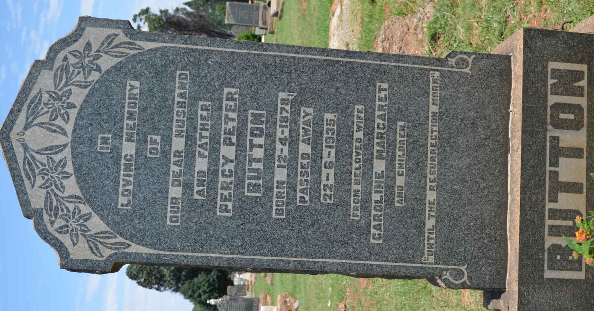 BUTTON Percy Peter 1878-1935