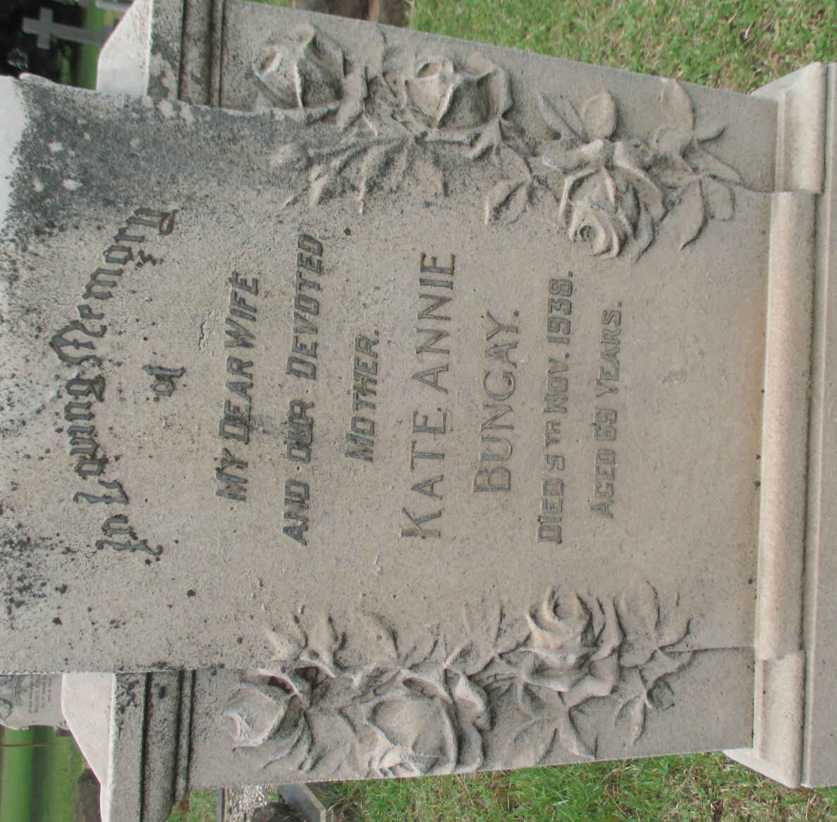 BUNGAY Kate Annie -1938