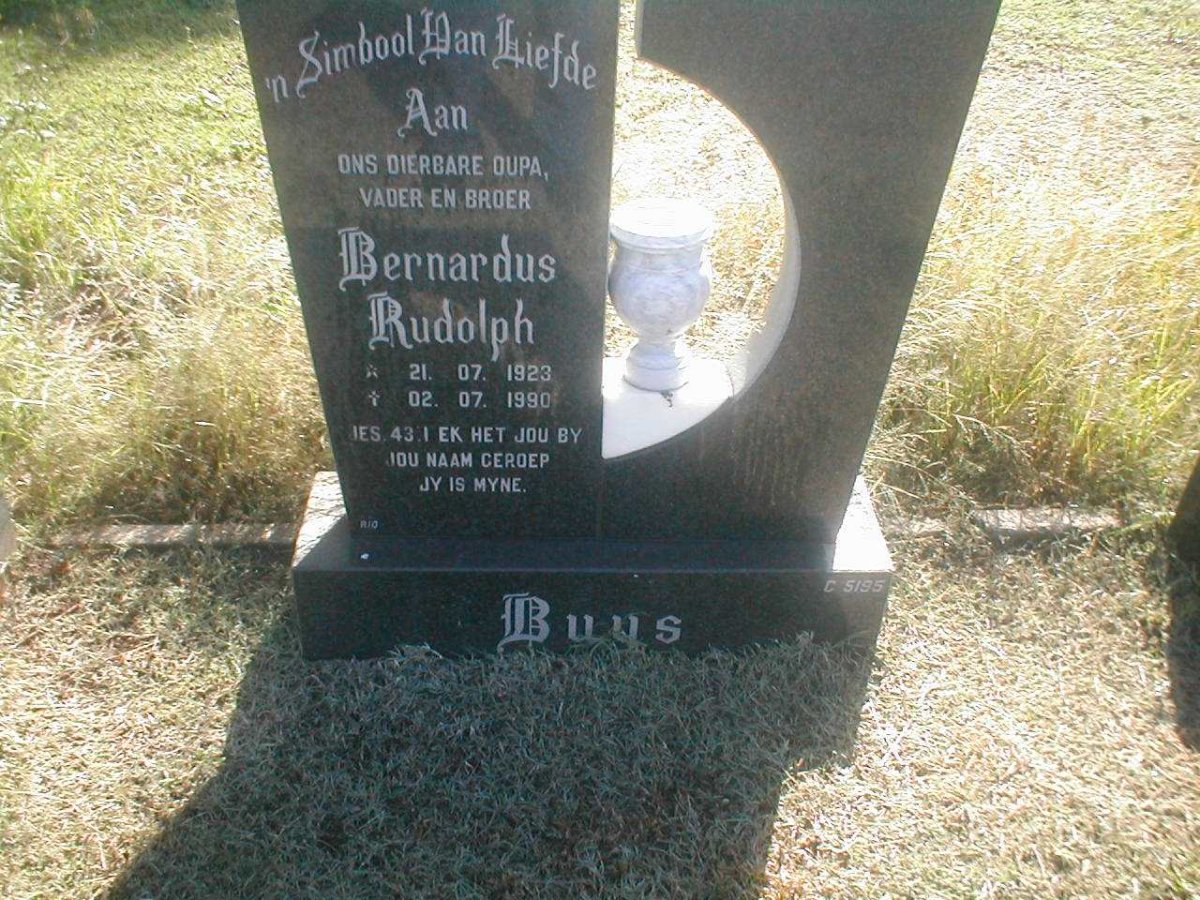 BUYS Bernardus Rudolph 1923-1990