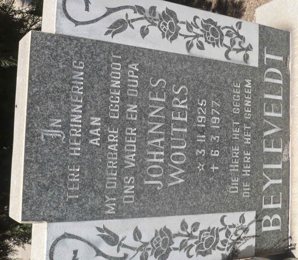 BYLEVELDT Johannes Wouters 1925-1977