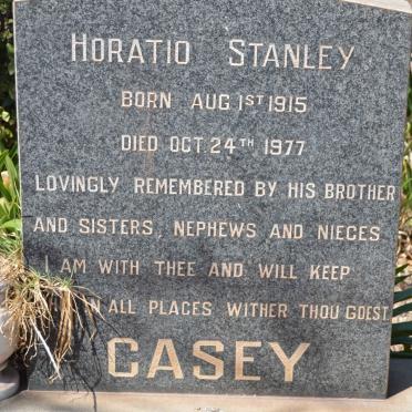 CASEY Horatio Stanley 1915-1977