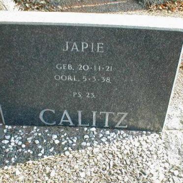 CALITZ Japie 1921-1938