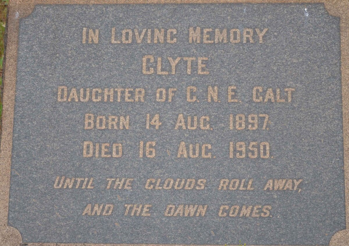 CALT Clyte 1897-1950