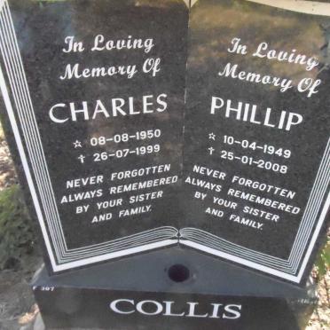 COLLIS Phillip 1949-2008 :: COLLIS Charles 1950-1999