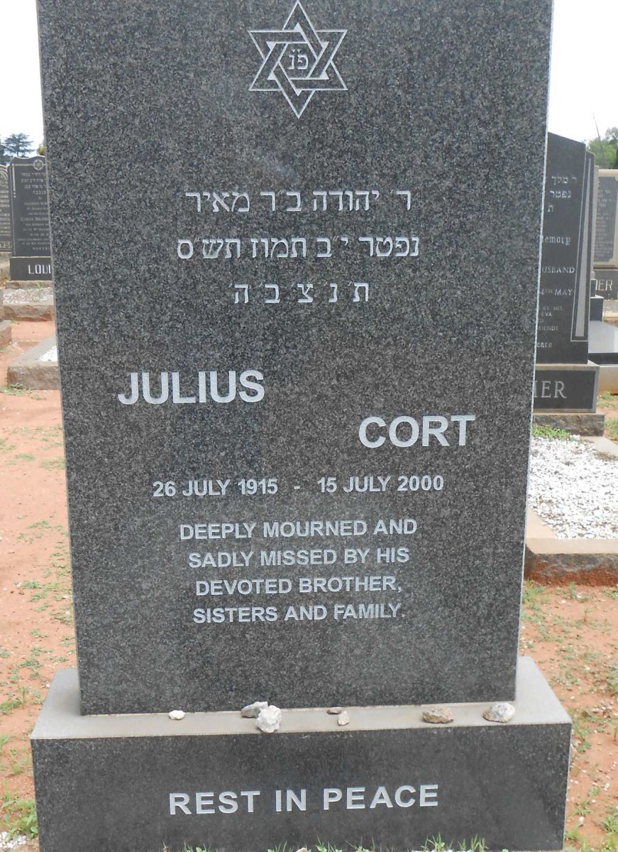 CORT Julius 1915-2000