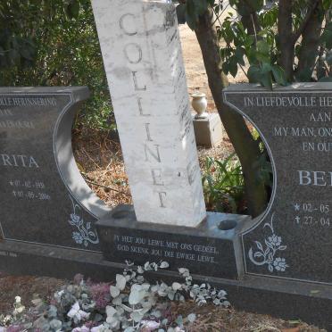 COLLINET Ben 1930-2002 &amp; Rita 1931-2006