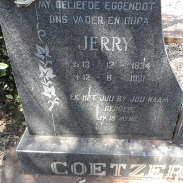 COETZER Jerry 1934-1981