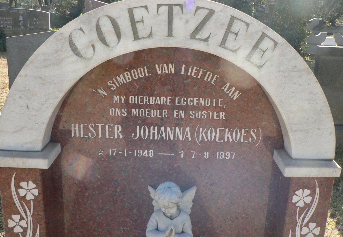 COETZEE Hester Johanna 1948-1997