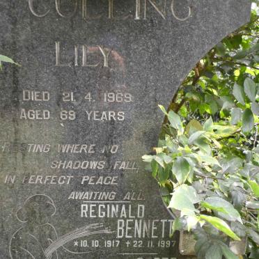 CULLING Lily -1969 :: BENNETT Reginald 1917-1997 &amp; Gertrude 1919-1997