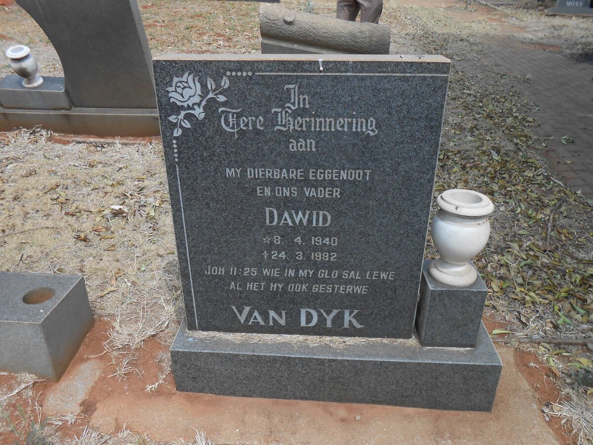 DYK Dawid, van 1940-1982