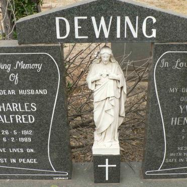 DEWING Charles Alfred 1912-1989 &amp; Yvonne Henriette 1919-1995