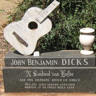 DICKS John Benjamin 1943-1980