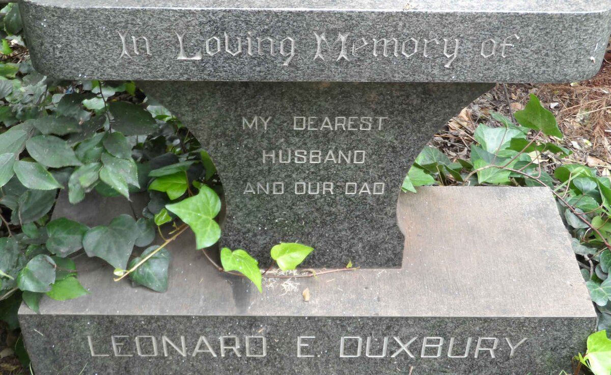 DUXBURY Leonard E. -1967