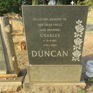 DUNCAN Charles 1912-1980