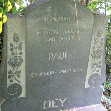DEY Paul 1900-1964