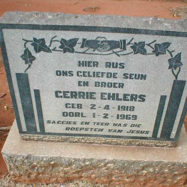 EHLERS Gerrie 1918-1969