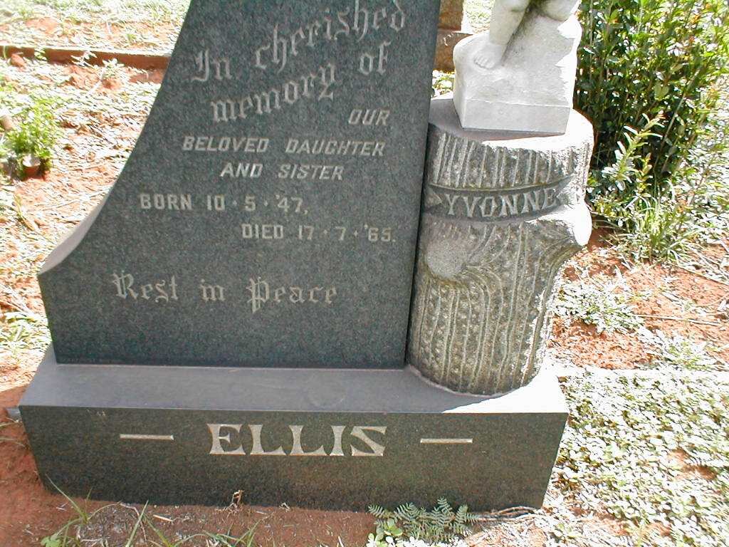 ELLIS Yvonne 1947-1965
