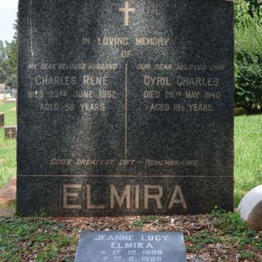 ELMIRA Charles René -1952 &amp; Jeanne Lucy 1898-1985 :: ELMIRA Cyril Charles -1940