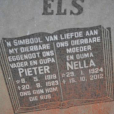 ELS Pieter 1919-1983 &amp; Nella 1924-2012