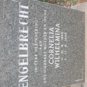 ENGELBRECHT Cornelia Wilhelmina 1898-1984