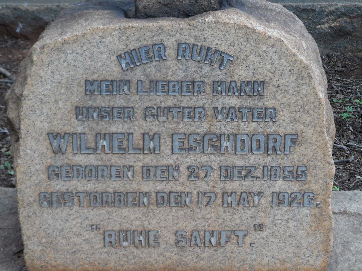 ESCHDORF Wilhelm 1855-1926